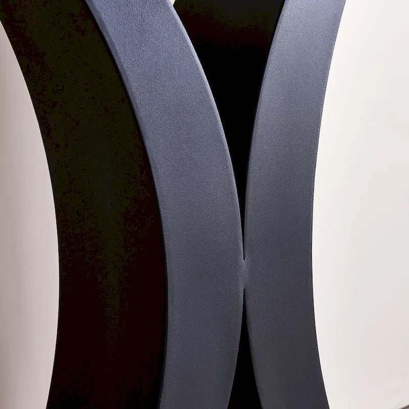 Moderner Konsolentisch, exquisites Formdesign, Metallrahmen mit verstellbaren Fußgleitern für den Eingangsbereich
