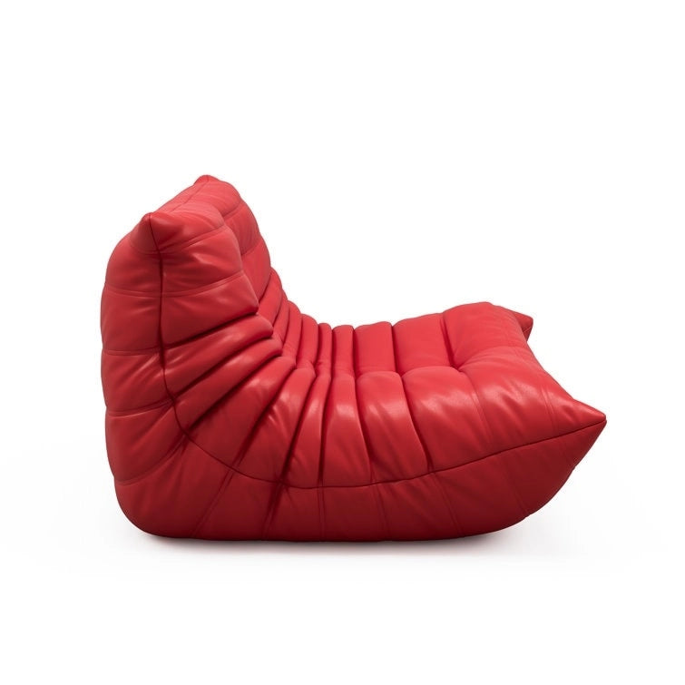 Furgle Mikrofaser-Ledersofa Ergonomisches Design Lazy Sofa Bodensofa