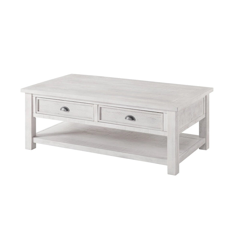 The Gray Barn Downington Couchtisch aus Massivholz mit 2 Schubladen