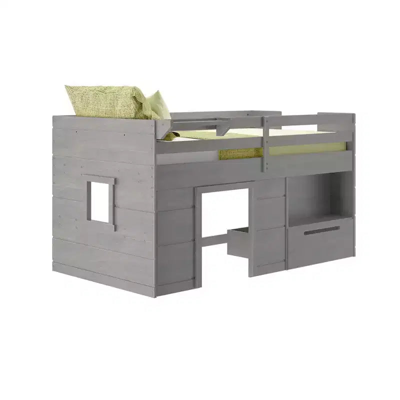 Max & Lily Modernes Farmhouse-Tagesbett mit Bettkasten, Massivholzbett für Kinder
