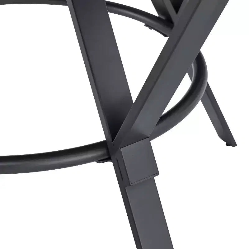 5-teiliges Esstisch-Set mit 4 Essstühlen und rundem/eckigem Tisch, Schwarz+Natur/Walnuss-ModernLuxe