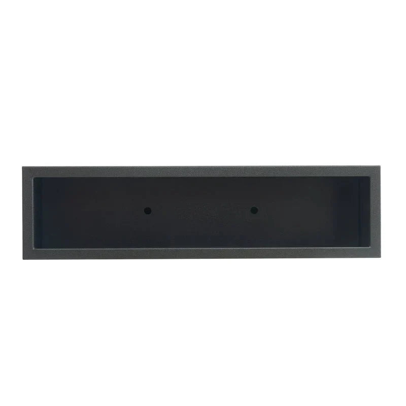 Schwerer metallischer Pflanzkübel für Außenpflanzen, 38L x 10B x 30H Zoll, hohe und lange Pflanzbox mit Metallteiler – 38 x 30 x 10