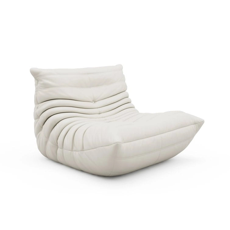 Furgle Mikrofaser-Ledersofa Ergonomisches Design Lazy Sofa Bodensofa