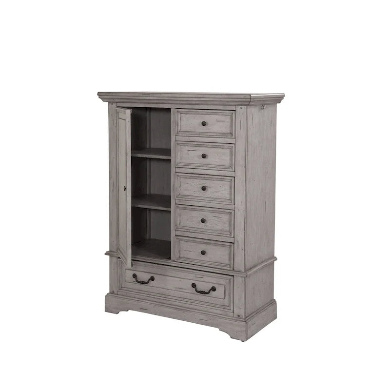 Lakewood Herren-Schubladenschrank in Antik-Optik