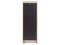 Rolladenschrank Eiche - Schwarz