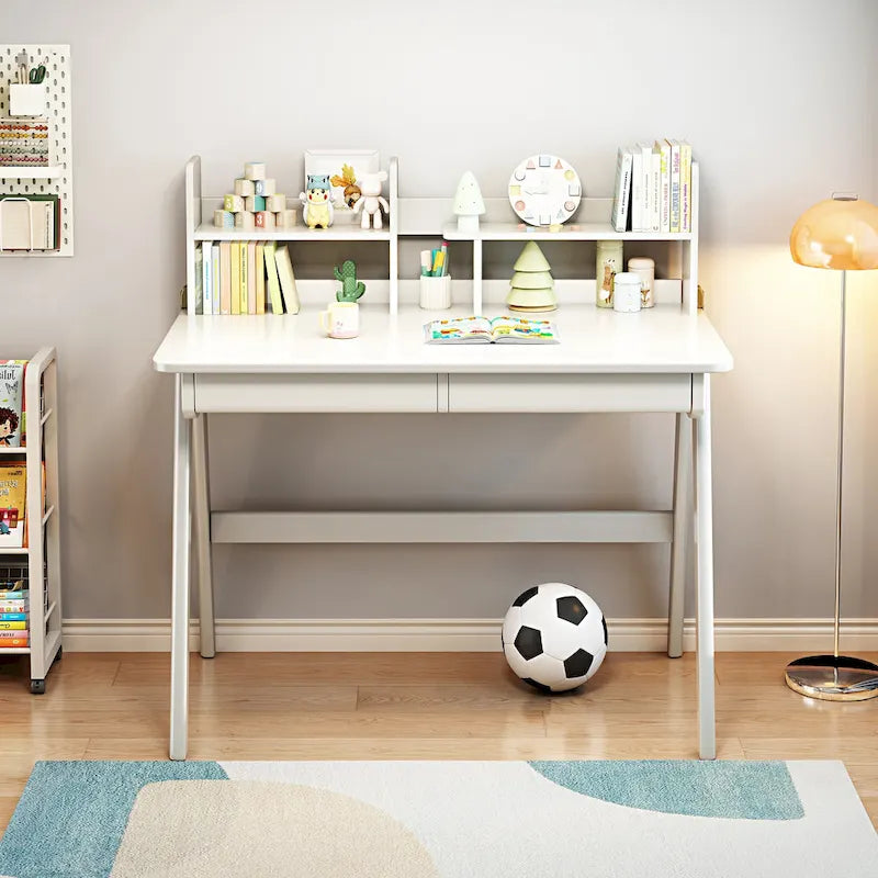 Kinderschreibtisch Kindertisch Holztisch Computertisch mit Bücherregal - N/A