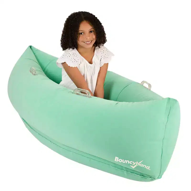 Bouncyband Comfy Hugging Peapod Sensorik-Pod, 60, Alter 6–12, bis zu 135–155 cm groß, Grün
