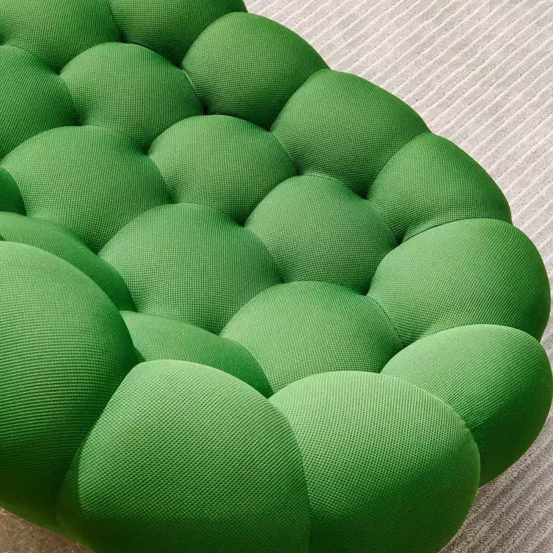 Modernes 2-Sitzer Bubble Sofa, gepolstert, 3D-Textil-Netzstoff für das Wohnzimmer
