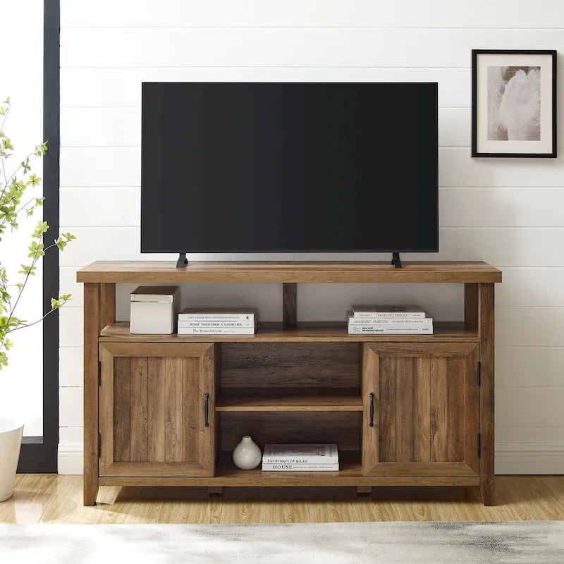 Middlebrook 58-Zoll-TV-Highboy mit gerillten Türen