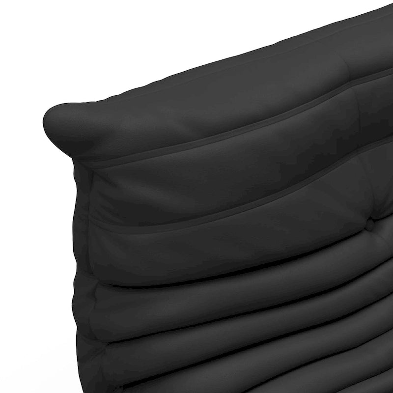 Furgle Mikrofaser-Ledersofa Ergonomisches Design Lazy Sofa Bodensofa