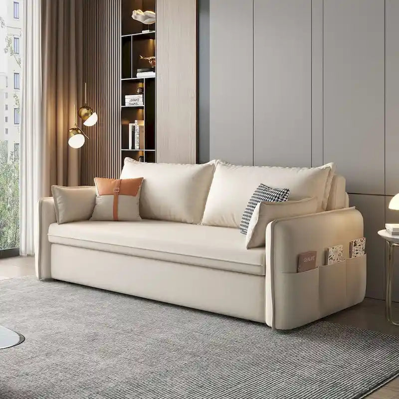 JASIWAY Schlafsofa mit Bettkasten, ausziehbar