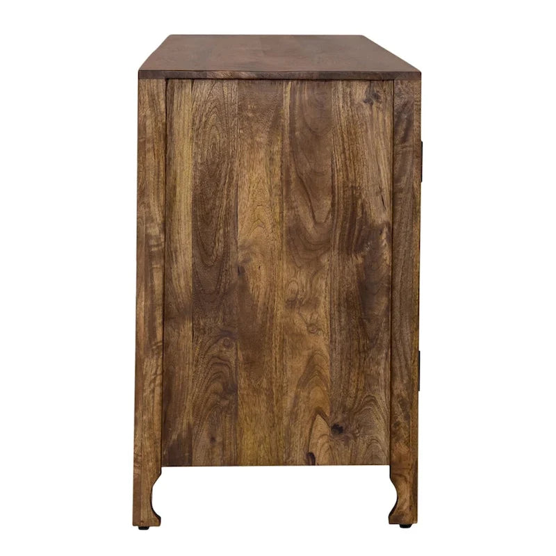 Marisol TV-Board im Used-Look in Honigbraun, 188 cm, mit 4 Türen