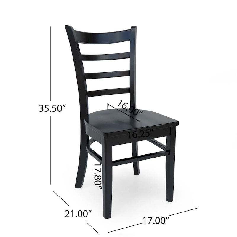 Prestage Esstühle aus Kautschukholz (6er-Set) von Christopher Knight Home