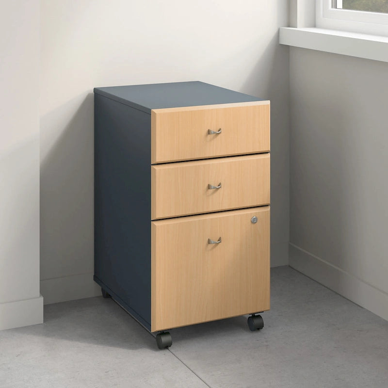 Series A Advantage Buchen-Aktenschrank mit 3 Schubladen