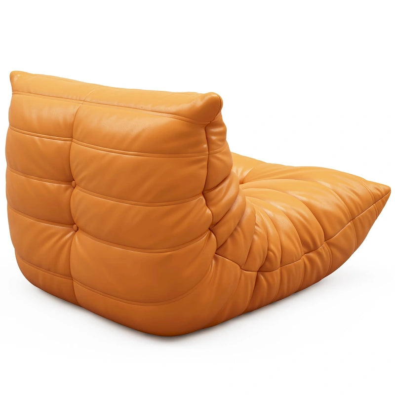 Furgle Mikrofaser-Ledersofa Ergonomisches Design Lazy Sofa Bodensofa