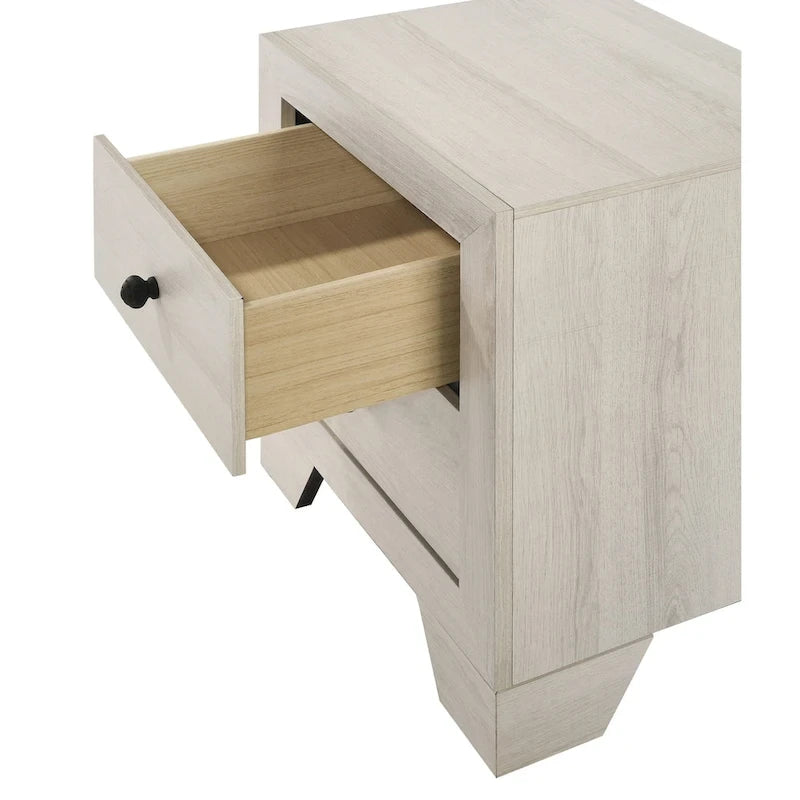 Annis 6-teiliges weißes Schlafzimmer-Set mit Plattformbetten