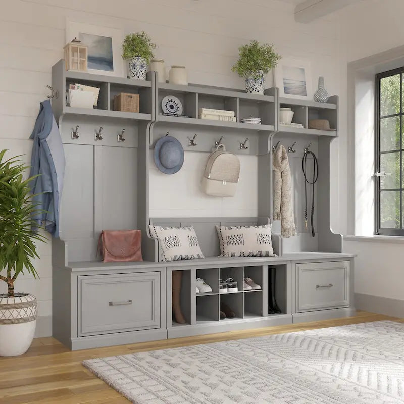 Woodland Eingangsbereich-Set mit Garderobe von Bush Furniture
