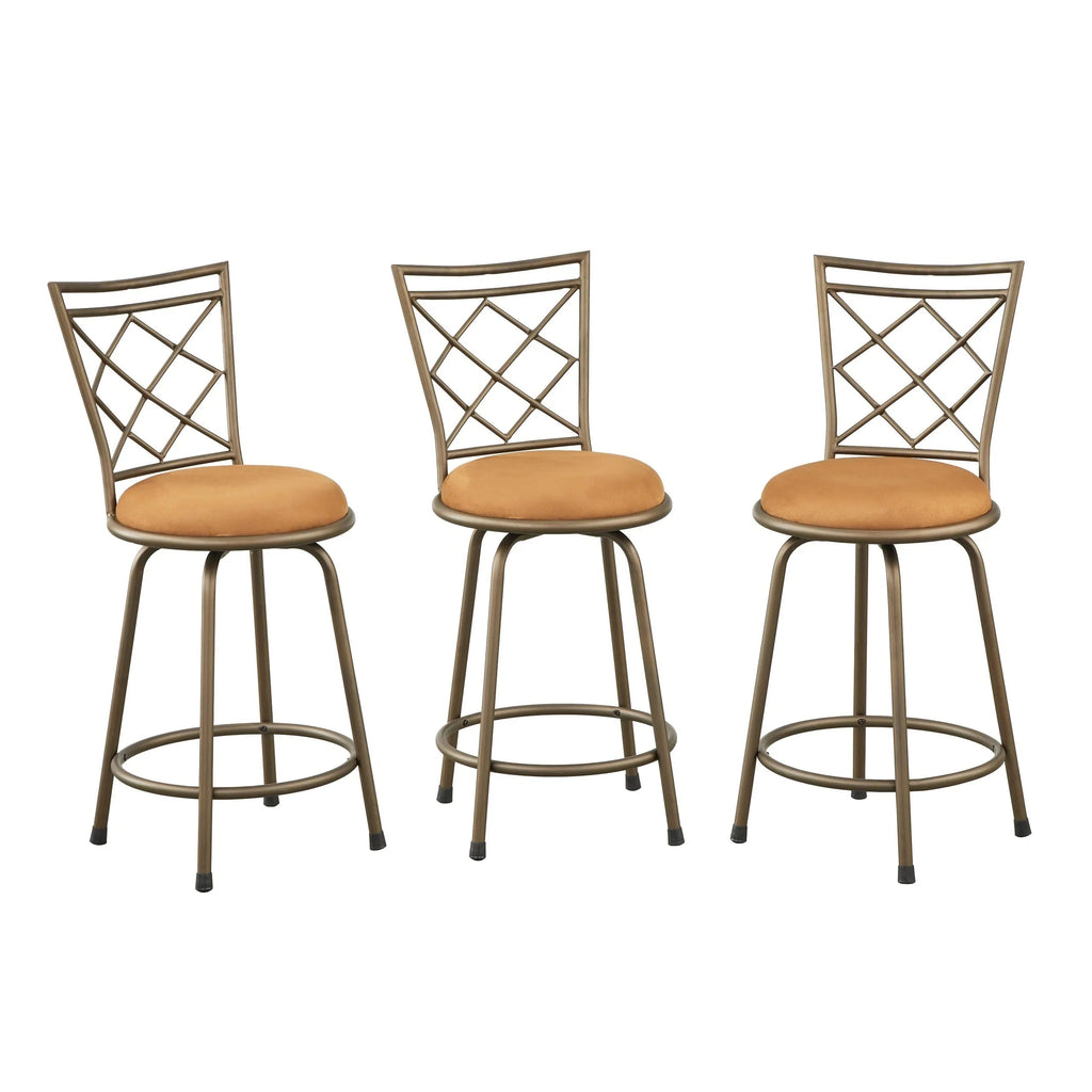 Simple Living Alyssa Höhenverstellbare Barhocker (3er-Set)