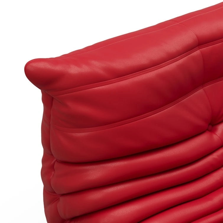 Furgle Mikrofaser-Ledersofa Ergonomisches Design Lazy Sofa Bodensofa