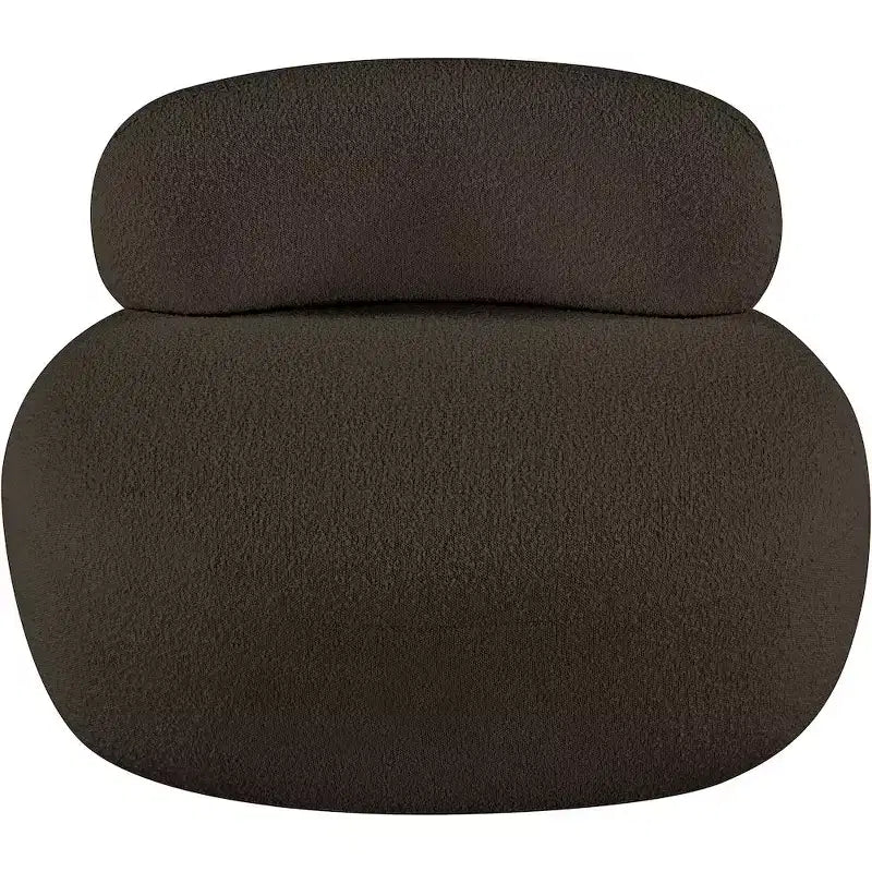 Meridian Furniture Venti Stuhl aus Bouclé-Stoff