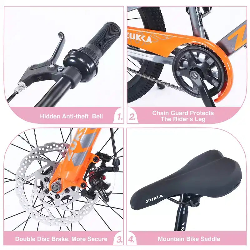 Fahrräder, 20-Zoll-Kinder-Renn-Hybridfahrrad für 7- bis 10-jährige Kleinkinder, Stahl-Pendlerfahrrad, Singlespeed-Kinder-Strand-, Straßen- und Stadtrad für Jungen und Mädchen