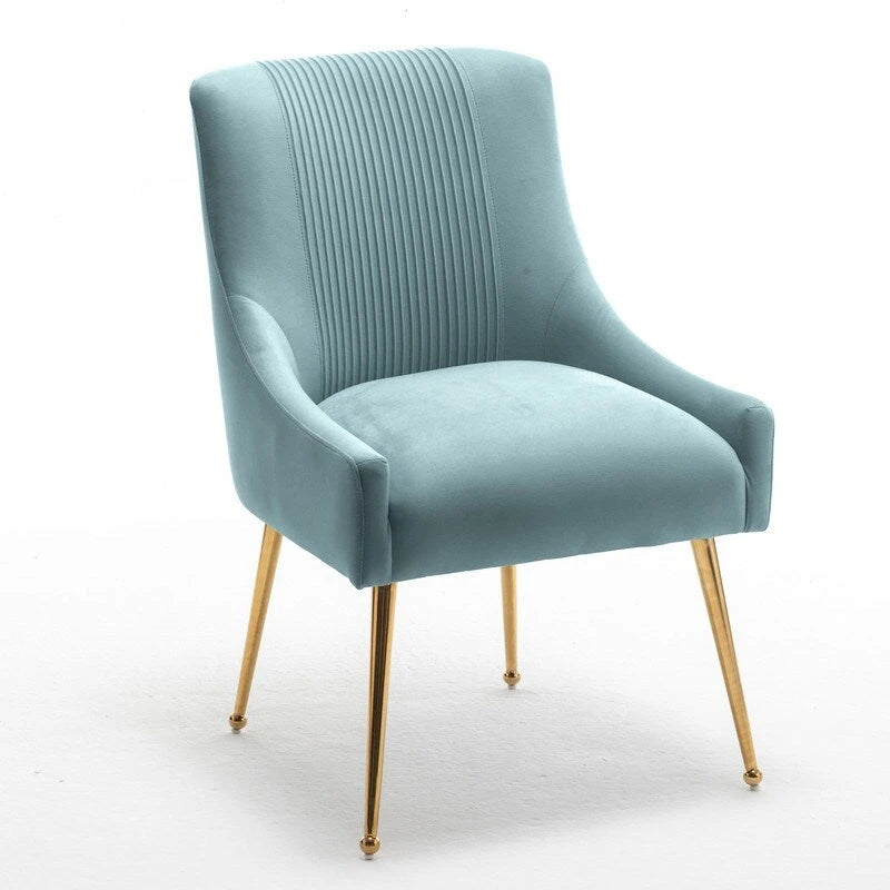 SEYNAR Moderner Glamour Samt-Esszimmerstuhl 8er-Set für das Esszimmer, getufteter Schminkstuhl für das Wohnzimmer (ohne Tisch)