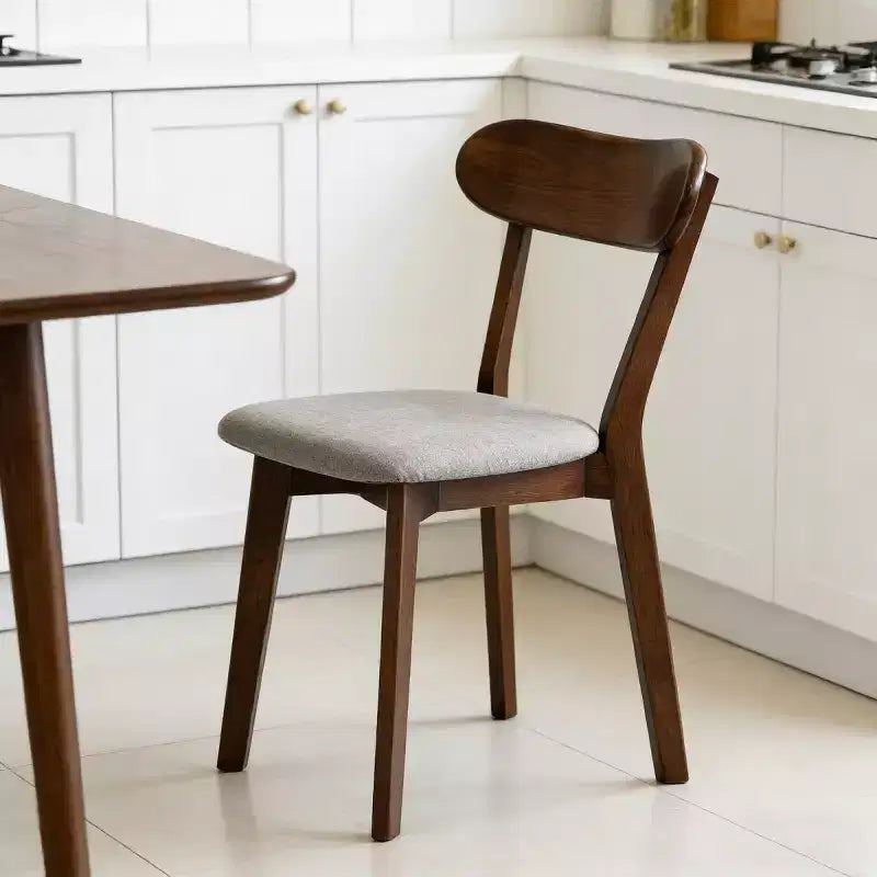 Set aus 2 Esszimmerstühlen aus Massivholz im Mid-Century-Modern-Stil, Küchenstühle für Esszimmer, Restaurant oder Wohnzimmer – Panipeachy
