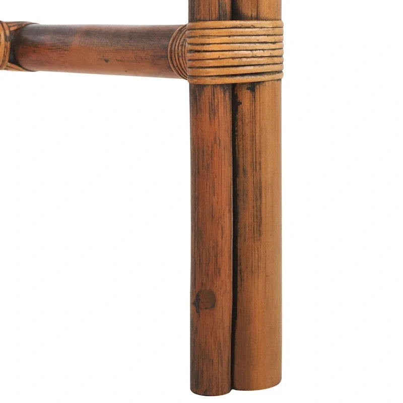 Küstendesign Rattan-Stuhl mit Kissen, 22 B x 24 L x 37 H, 22 B x 24 T x 37 H