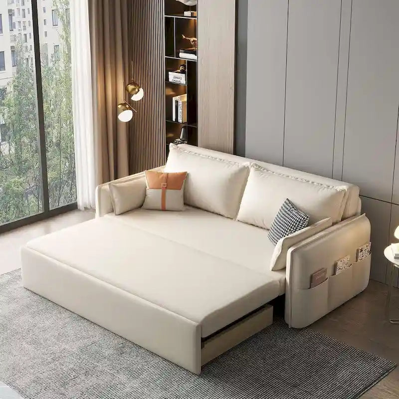 JASIWAY Schlafsofa mit Bettkasten, ausziehbar
