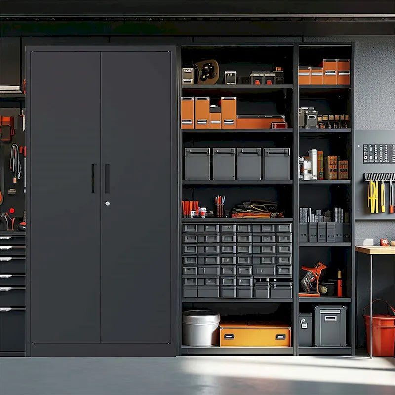 Metall-Garagenschrank