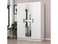 Kleiderschrank - Weiß (cm) 2 3