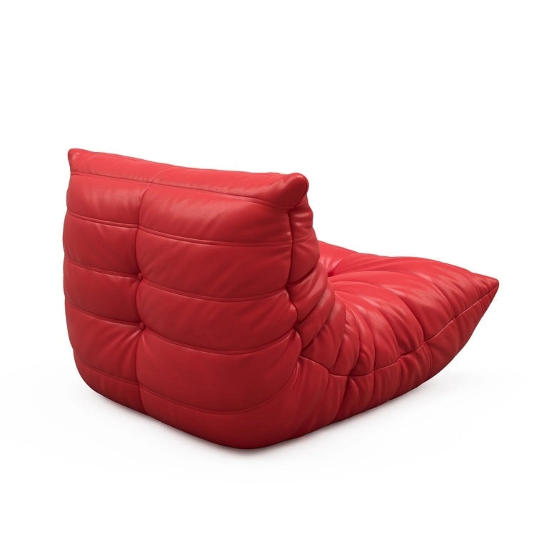 Furgle Mikrofaser-Ledersofa Ergonomisches Design Lazy Sofa Bodensofa