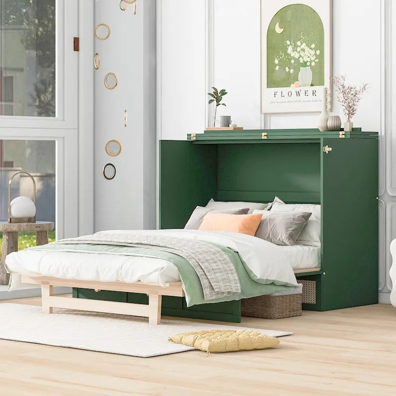 Nestfair Murphy-Bett in Full-Size mit großen Schubladen