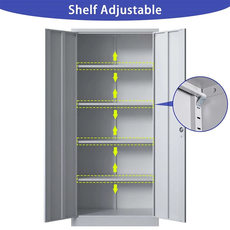 Metall-Garagenschrank