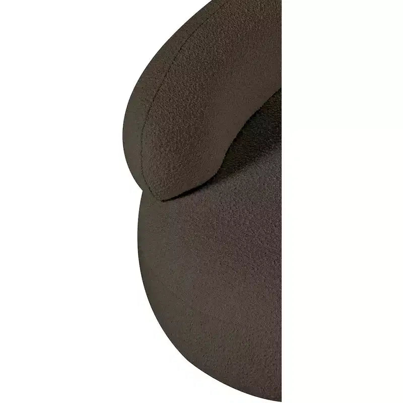 Meridian Furniture Venti Stuhl aus Bouclé-Stoff