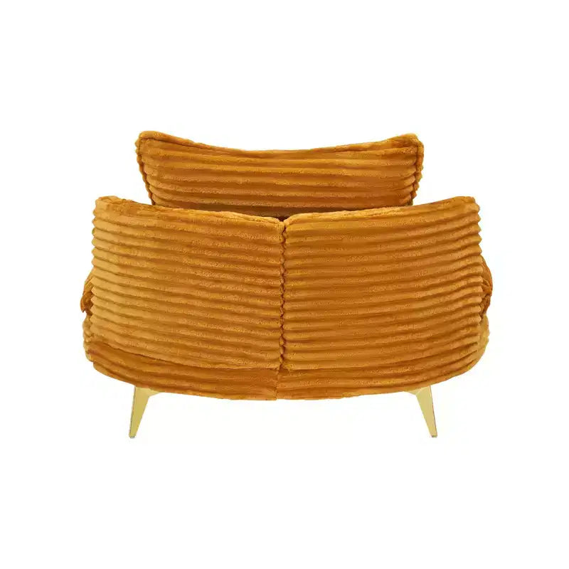 Moderner Sessel mit Hocker, gepolstertes extragroßes Einzelsessel-Sofa, tiefer Lounge-Sessel mit Fußstütze für Schlafzimmer, Wohnzimmer und Büro