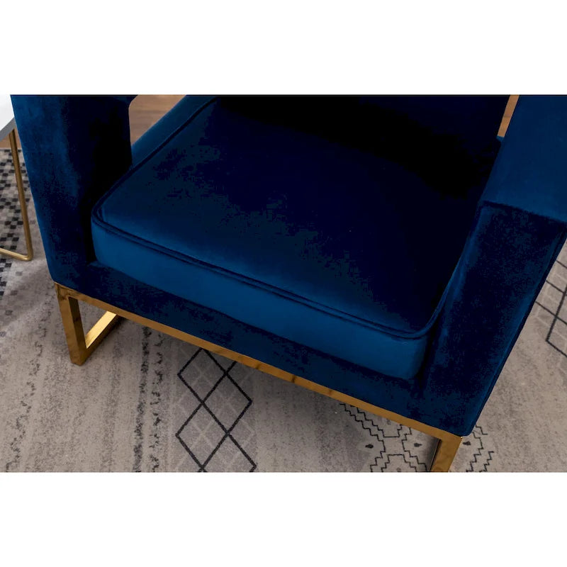Roundhill Furniture Lenola zeitgenössischer gepolsterter Akzentsessel