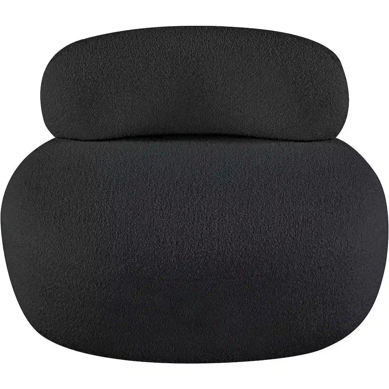 Meridian Furniture Venti Stuhl aus Bouclé-Stoff
